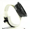 Mens black cz jojino digital watch 10.00ct