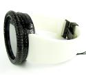 Mens black cz jojino digital watch 10.00ct