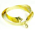 10k yellow gold wide herringbone chain 24 inch 15mm
