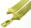 10k yellow gold herringbone chain 22-24