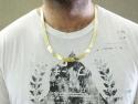 10k yellow gold herringbone chain 22-24