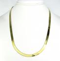 10k yellow gold herringbone chain 20-24 inch 5mm
