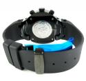 Mens joe rodeo black stainless steel diamond master watch 2.20ct jjm85