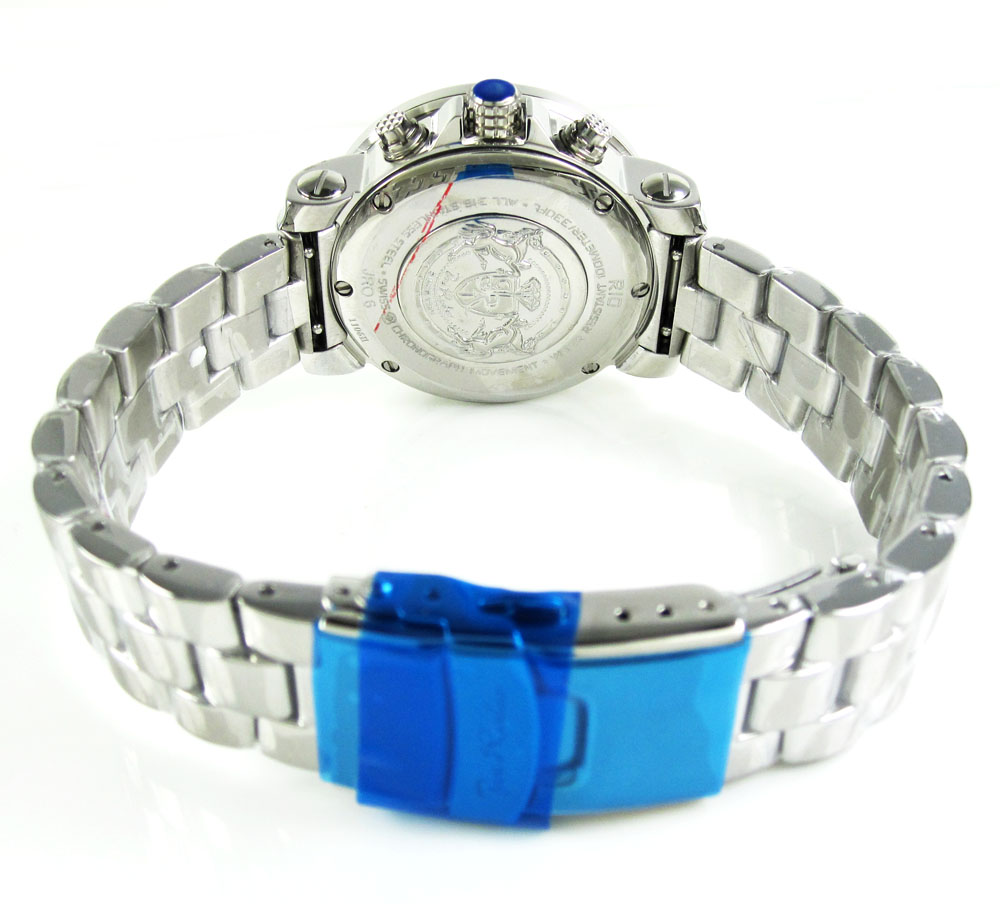 Ladies white stainless steel joe rodeo rio diamond watch 1.25ct jro6 - Image 4