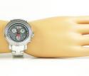 Ladies white stainless steel joe rodeo rio diamond watch 1.25ct jro6