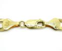 10k yellow gold diamond cut cuban chain 20-30 inch 8.5mm
