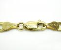 10k yellow gold diamond cut cuban chain 18-26