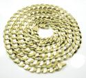 10k yellow gold thick cuban chain 18-40 inch 10mm