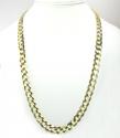 10k yellow gold thick cuban chain 18-40 inch 10mm