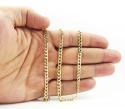 10k yellow gold cuban chain 18-30 inch 4.5mm
