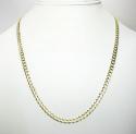 10k yellow gold cuban chain 18-30 inch 4.5mm