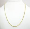 10k yellow gold franco box chain 18-30 inch 2.2mm