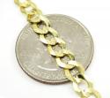 10k yellow gold solid cuban bracelet 8.50 inch 5.75mm 