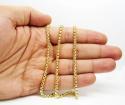 14k yellow gold italian box chain 22-30 inch 3.5mm
