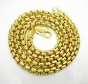 14k yellow gold italian box chain 20-30 inch 5mm