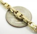 14k two tone gold fancy anchor link chain 22-24 inch 5-6mm