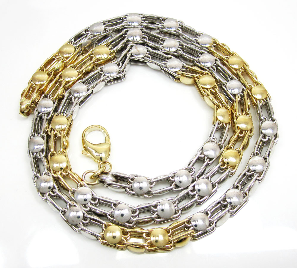 Buy 14k Yellow Gold Solid Box Link Chain 16-22 Inch 2.5mm Online