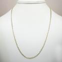 10k yellow gold diamond cut cuban link chain 16-24 inch 2.2mm