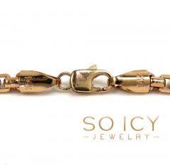 14k rose gold box link chain 16-30 inch 3.5mm