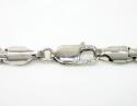 14k white gold box link chain 18-30 inch 5mm