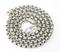 14k white gold box link chain 16-30 inch 3.5mm