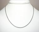 14k white gold box link chain 16-30 inch 1.8mm