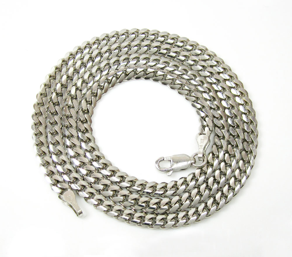 20 14k white gold chain Clearance