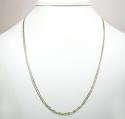 10k yellow gold solid skinny diamond cut mariner link chain 16-26 inch 2.5mm