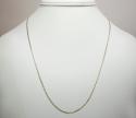 10k yellow gold solid diamond cut mariner link chain 16-22 inch 1.5mm