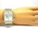 Ladies michelle deco two tone stainless steel diamond watch 0.60ct