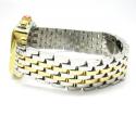 Ladies michele deco day diamond two tone stainless steel watch 0.05ct