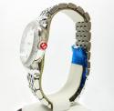 Ladies michele signature csx-36 diamond white stainless steel watch 0.64ct
