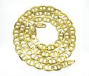 10k yellow gold solid mariner link chain 20-30 inch 9.3mm