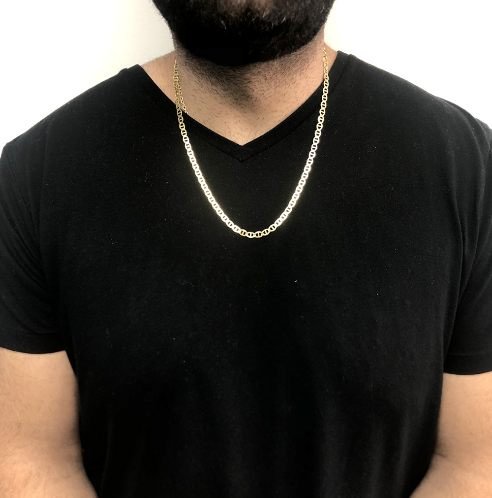 White gold clearance mariner chain