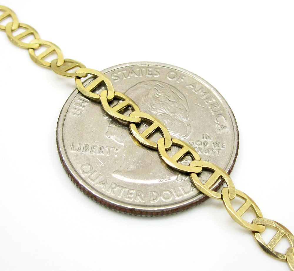Gold mariner link chain Clearance