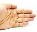 10k yellow gold solid mariner link chain 16-24 inch 2.5mm