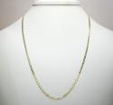 10k yellow gold solid mariner link chain 16-24 inch 2.5mm