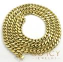 10k yellow gold thick miami chain 20-32 inch 9.20mm