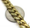 10k yellow gold thick miami chain 20-32 inch 9.20mm