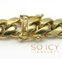10k yellow gold thick miami chain 20-32 inch 9.20mm