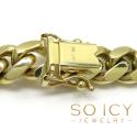 10k yellow gold thick miami chain 20-32 inch 9.20mm