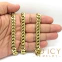 10k yellow gold thick miami chain 20-32 inch 9.20mm
