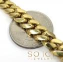 10k yellow gold thick miami chain 20-32 inch 8.2mm