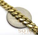 10k yellow gold thick miami chain 20-30