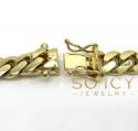 10k yellow gold thick miami chain 20-30