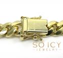 10k yellow gold thick miami chain 20-30