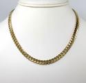 10k yellow gold thick miami chain 20-32 inch 6mm