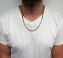 10k yellow gold thick miami chain 20-32 inch 6mm