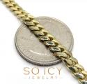 10k yellow gold miami chain 18-30 inch 5.2mm