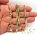 10k yellow gold miami chain 18-30 inch 5.2mm